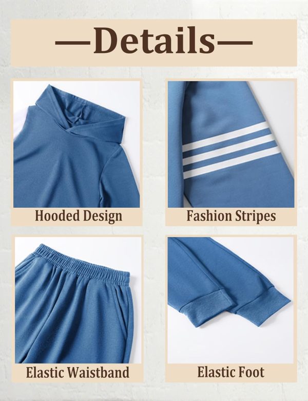 Boys Hoodie Pants Set KidStyle Soft Fabric Design-5