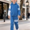 Boys Hoodie Pants Set KidStyle Soft Fabric Design-1