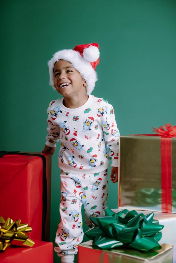 Bluey Boys Long Sleeve Graphic Sweatshirt and Pants-1