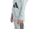 adidas boys hooded sweatsuit medium grey-2