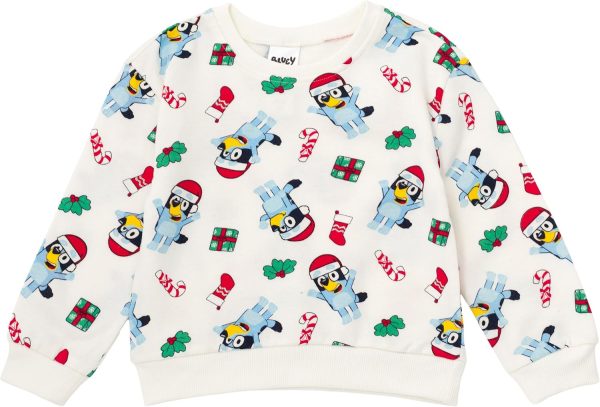 Bluey Boys Long Sleeve Graphic Sweatshirt and Pants-2