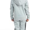 adidas boys hooded sweatsuit medium grey-3