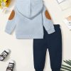KidStyle Toddler Boy Hoodie Set Soft Cotton-5