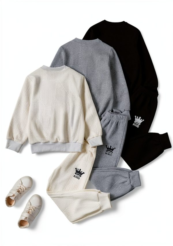 Boys' Premium Comfort Sweatshirt Set-1