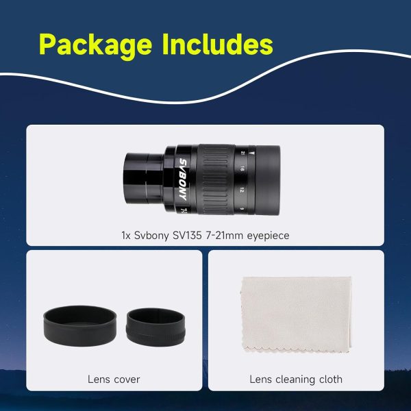 SVBONY Telescope Eyepiece 7-21mm Zoom-8