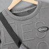 Boys Casual Sweatsuit Polyester Soft Fabric-2