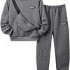 Boys Casual Sweatsuit Polyester Soft Fabric-0