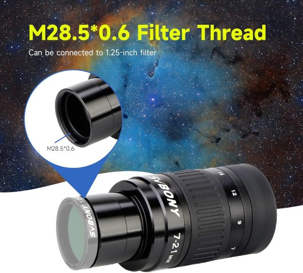 SVBONY Telescope Eyepiece 7-21mm Zoom-7