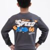 Hot Wheels Boys Sweatshirt and Pants Bentex Cream-2