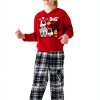 KidStyle Toddler Boy Sweatsuit Red Cotton Hoodie-6