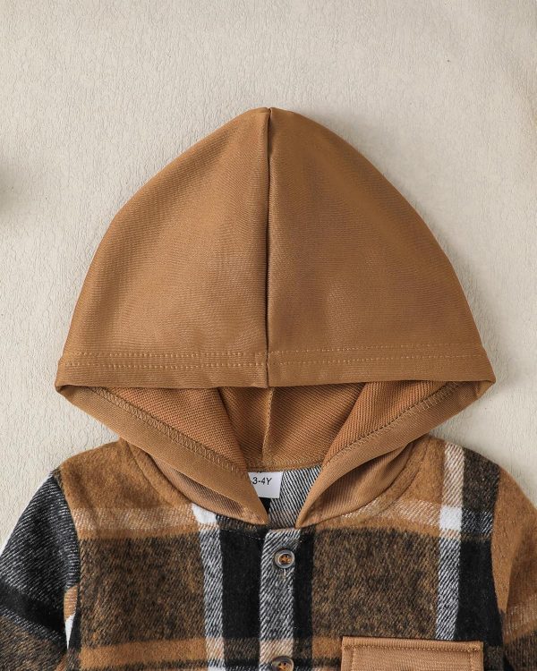 Boys 3-Piece Cozy Set Polyester Hoodie Tee Jeans-4
