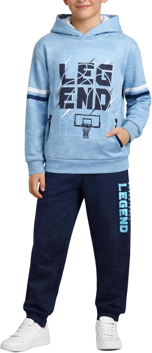 Boys Graphic Hoodie Sweatsuit by Brand Name-0