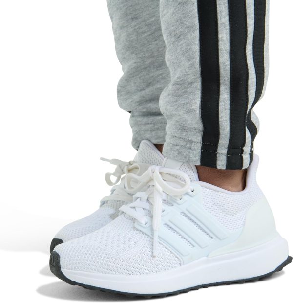 adidas boys hooded sweatsuit medium grey-4