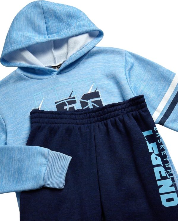 Boys Graphic Hoodie Sweatsuit by Brand Name-2