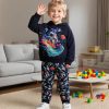 Kids Astronaut Space Hoodie Set 4-5T Boys Tracksuit-3