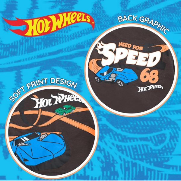 Hot Wheels Boys Sweatshirt and Pants Bentex Cream-3