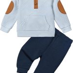 KidStyle Toddler Boy Hoodie Set Soft Cotton-0