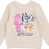 Bluey Boys Sweatshirt and Pants Set Off White Dark Green-3