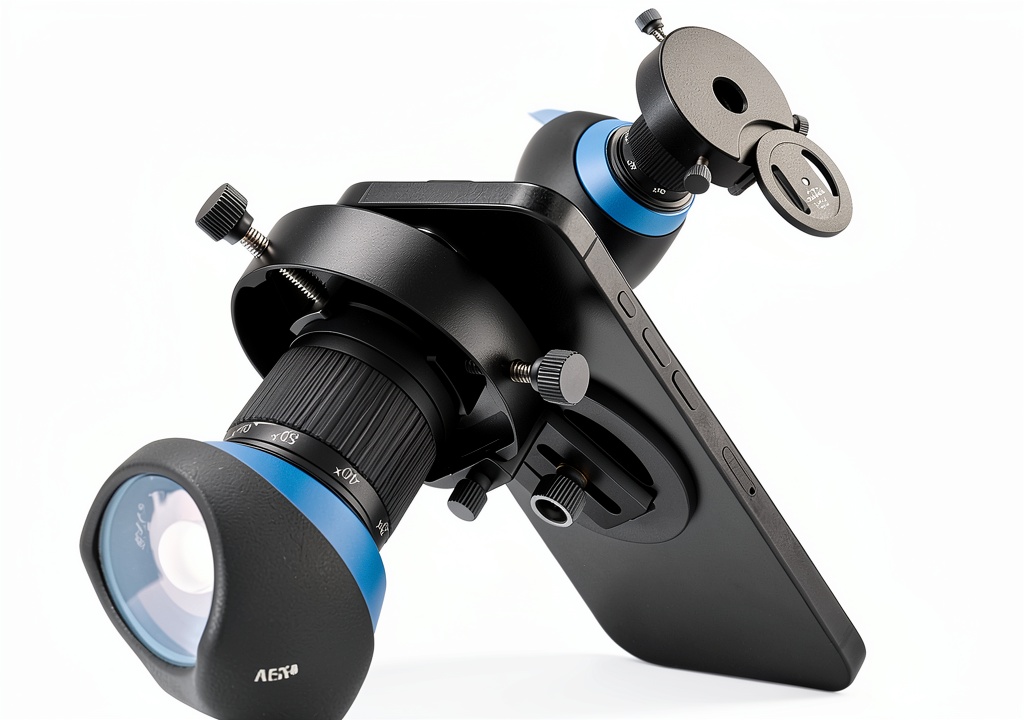 'Zelnoox magnetic telescope phone mount adapter'
