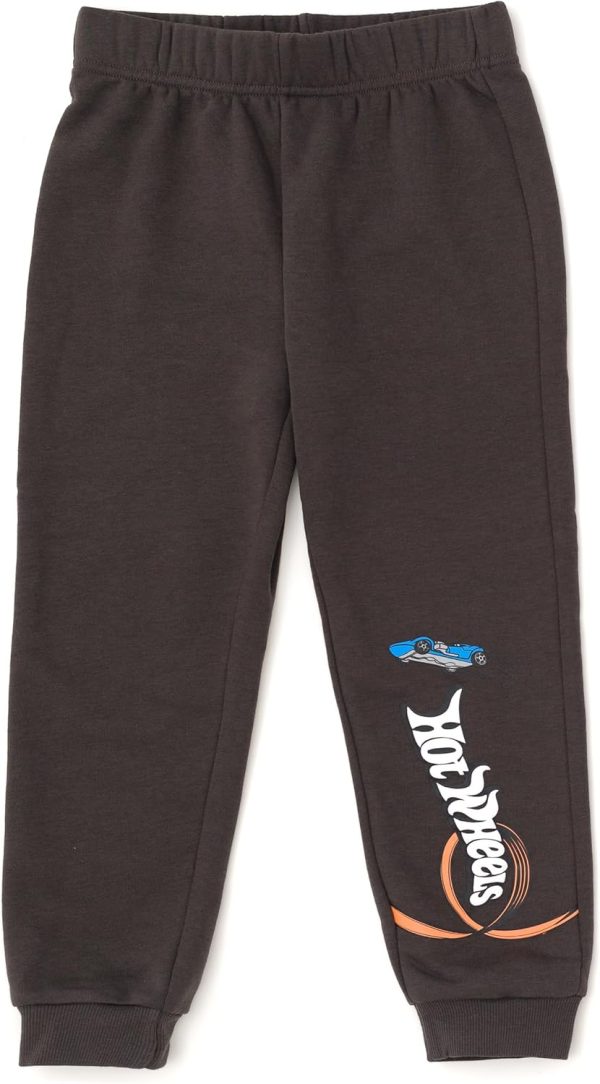Hot Wheels Boys Sweatshirt and Pants Bentex Cream-6