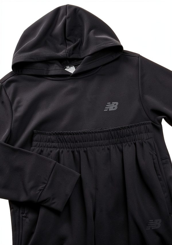 B NB Tech Fleece Sweatsuit Boys Stretch Hoodie-1