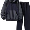 Boys Hoodie Sweatshirt Camo Grey 5-12 Years-0
