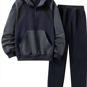 Boys Hoodie Sweatshirt Camo Grey 5-12 Years-0
