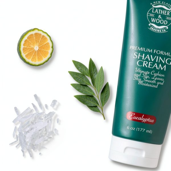 Men's Shaving Cream Lather and Wood Eucalyptus-5
