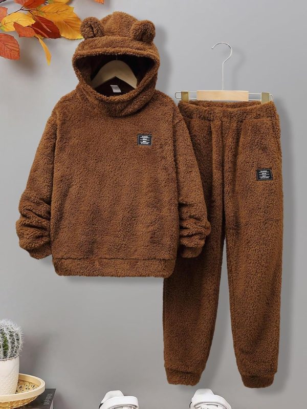 Kids Ltvoo 9 Years Pullover Hoodie Sweatsuit-3