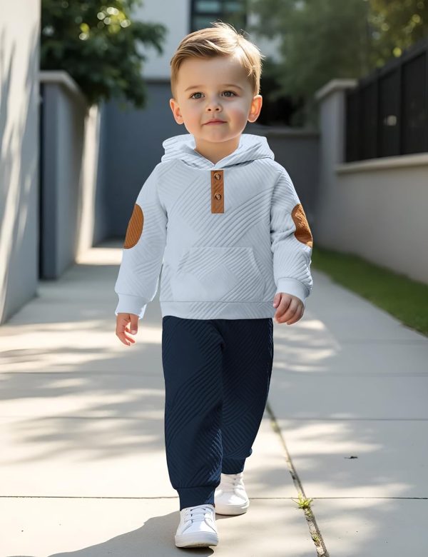 KidStyle Toddler Boy Hoodie Set Soft Cotton-1
