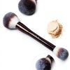 MAANGE Dual Ended Makeup Brush Set 4pcs Soft Bristles Gold-2