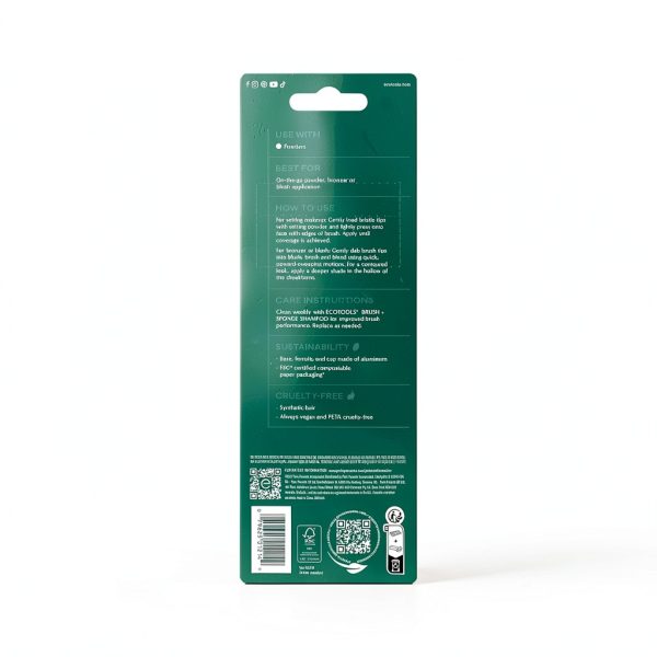 EcoTools Kabuki Brush Vegan Aluminum Travel-12