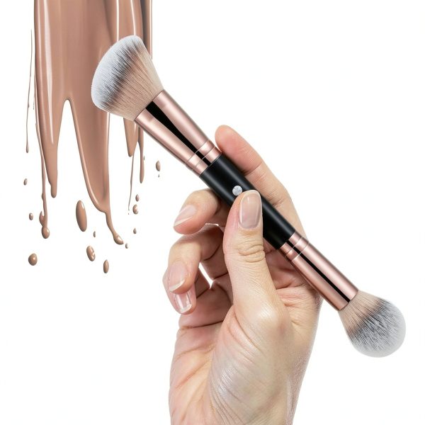 Foundation Brush KINGMAS Double Synthetic Brush-2