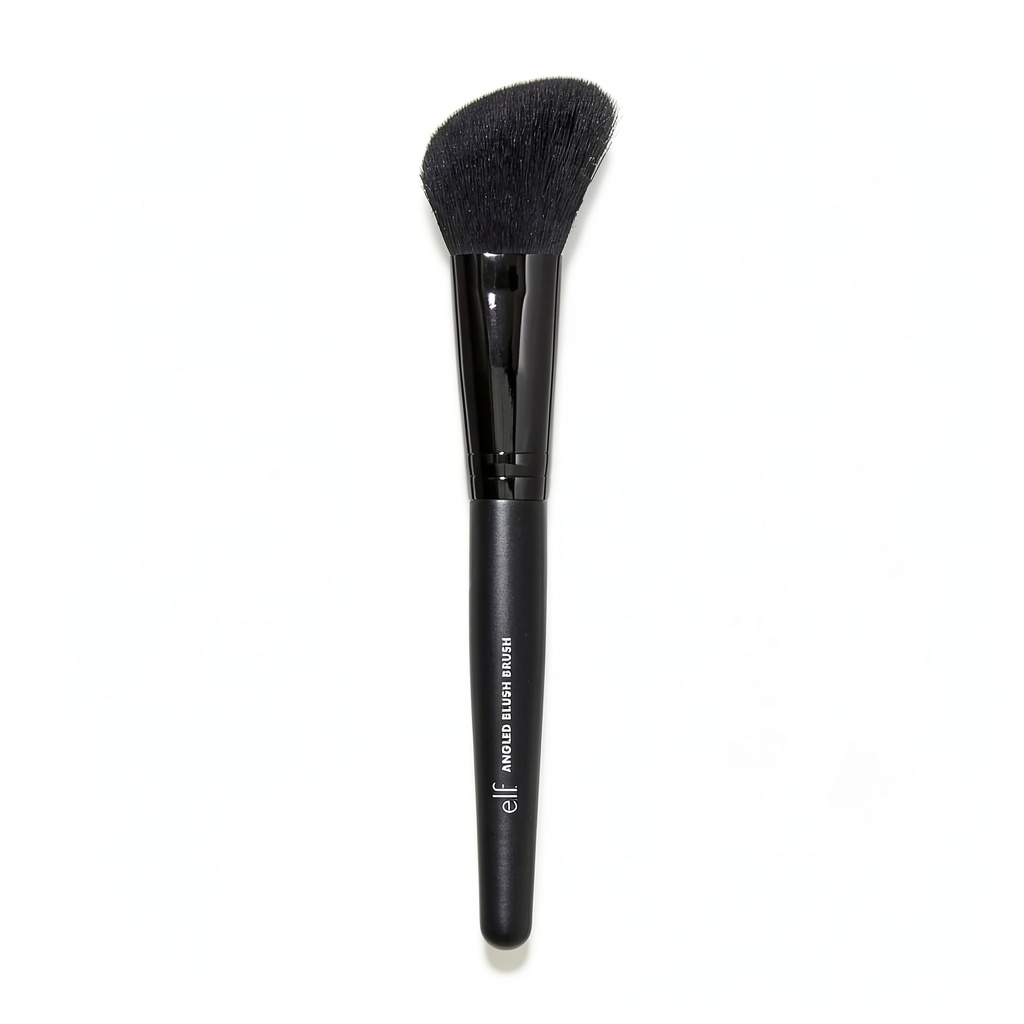 e.l.f. Angled Blush Brush in use