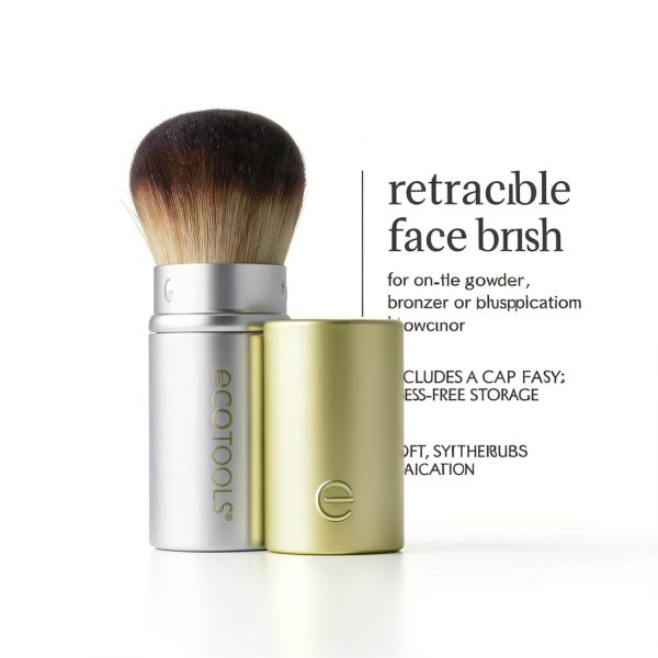 EcoTools Kabuki Brush Vegan Aluminum Travel-1