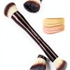 MAANGE Dual Ended Makeup Brush Set 4pcs Soft Bristles Gold-3
