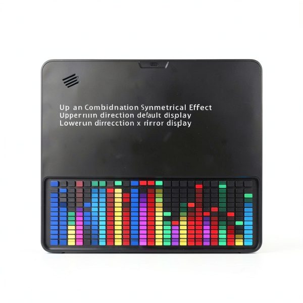 LED Music Spectrum Display Asixxsix 384 RGB Analyzer with 20 Effects-8