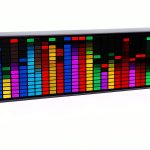 LED Music Spectrum Display Asixxsix 384 RGB Analyzer with 20 Effects-0