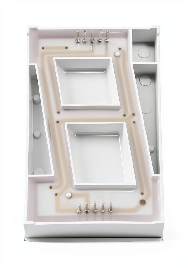 Large Seven Segment Display Red 2.3" Alzatex LED, Common Anode-1