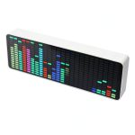 LED Music Spectrum Display GOWENIC 384 RGB LEDs with Sensor Clock-0