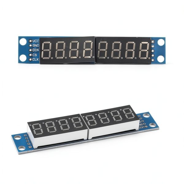 6 PCS 8-Digit 7 Segment MAX7219 Digital Segment Module, Seven Section 8 Bit LED Display Tube for MCU/51/AVR/STM32 for Raspberry Pi ESP8266 Nodemcu (Pack of 6)-2