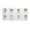 LED Music Spectrum Display GOWENIC 384 RGB LEDs with Sensor Clock-5