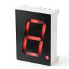 7 Segment LED Display uxcell Common Cathode Red 0.8" Tube 5pcs-2