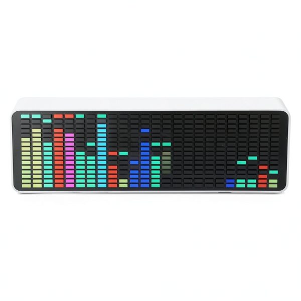 LED Music Spectrum Display GOWENIC 384 RGB LEDs with Sensor Clock-8