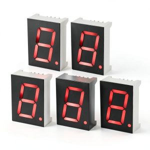 7 Segment LED Display uxcell Common Cathode Red 0.8" Tube 5pcs-0