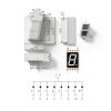 LED Display Digital Tube PATIKIL 7 Segment Green 1 Inch Cathode 10-5