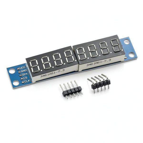 6 PCS 8-Digit 7 Segment MAX7219 Digital Segment Module, Seven Section 8 Bit LED Display Tube for MCU/51/AVR/STM32 for Raspberry Pi ESP8266 Nodemcu (Pack of 6)-3