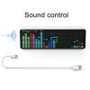 LED Music Spectrum Display GOWENIC 384 RGB LEDs with Sensor Clock-4
