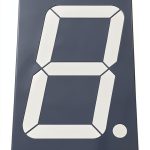 Large Seven Segment Display Red 2.3" Alzatex LED, Common Anode-0