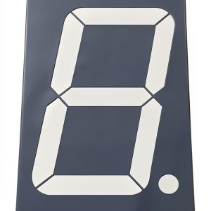 Large Seven Segment Display Red 2.3" Alzatex LED, Common Anode-0